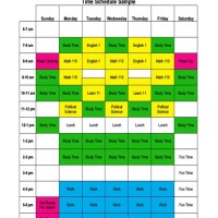 How To Make A Scheduling Chart