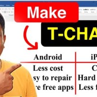 How To Make A T Chart In Word 2019