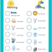 How To Make A Toddler Routine Chart