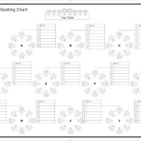 How To Make A Wedding Seating Chart In Word