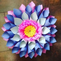 How To Make Beautiful Flowers With Chart Paper