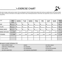 How To Make Exercise Chart