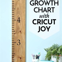 How To Make Growth Chart Ruler With Cricut