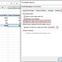 How To Make Pivot Chart Auto Refresh