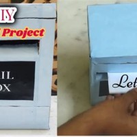 How To Make Post Box With Chart Paper