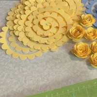 How To Make Rose Flower With Chart Paper