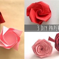 How To Make Rose With Chart Paper