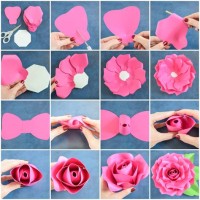 How To Make Roses With Chart Paper