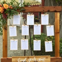 How To Make Rustic Wedding Seating Chart