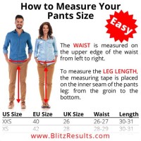 How To Pants Size Chart