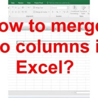 How To Put Two Columns Together In Excel Chart