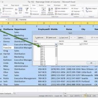 How To Rearrange Columns In Excel Chart