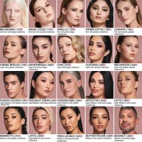 Huda Beauty Faux Filter Foundation Face Chart