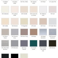 Hunter Douglas Blind Color Chart