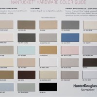 Hunter Douglas Nantucket Color Chart