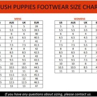 Hush Puppies Size Chart