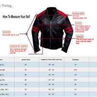 Icon Leather Jacket Size Chart