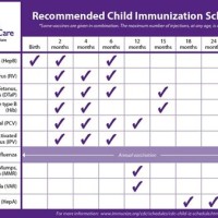 Immunization Chart For 5 Year Old