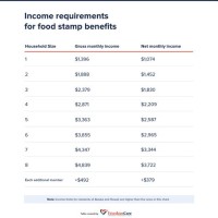 Ine Chart To Qualify For Food Sts