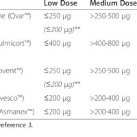 Inhaled Cortieroid Conversion Chart