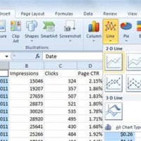 Insert Line Chart In Excel 2010