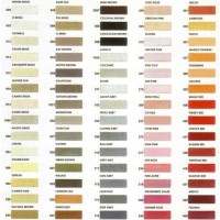 Integra Adhesives Color Chart