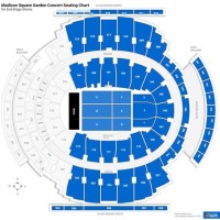 Interactive Madison Square Garden Seating Chart Concert