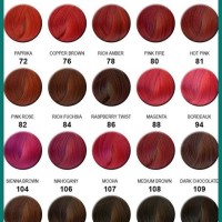 Ion Intense Red Color Chart