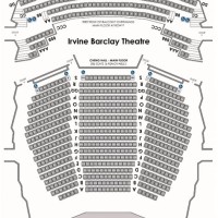 Irvine Barclay Theatre Seating Chart