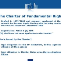 Is The Charter Of Fundamental Rights European Union Legally Binding