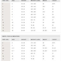 J Crew Swimwear Size Chart