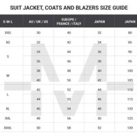 Jacket Size Conversion Chart Australia