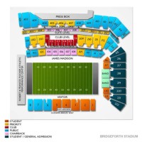 James Madison Football Stadium Seating Chart