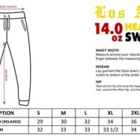 Jansport Sweatpants Size Chart