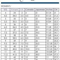 Jessica Simpson Heels Size Chart