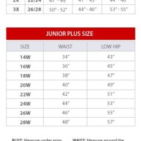 Jessica Simpson Swimwear Size Chart