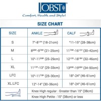 Jobst Stockings Measuring Chart