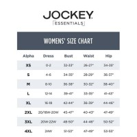 Jockey Slip Shorts Size Chart