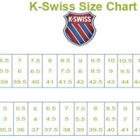 K Swiss Shoe Size Chart