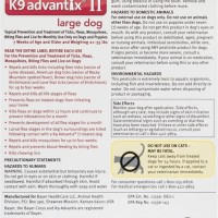 K9 Advantix Ii Dosage Chart By Weight