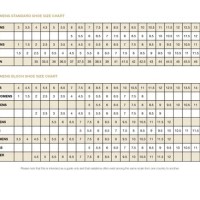 Kangaroos Mens Shoes Size Chart