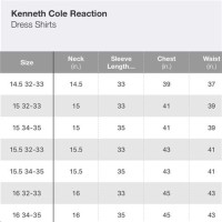 Kenh Cole Reaction Size Chart