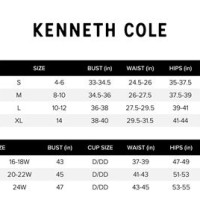 Kenh Cole Swim Size Chart