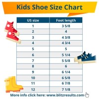 Kid Shoe Size Chart Toddler