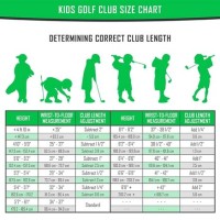 Kids Golf Club Size Chart