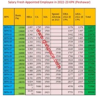 Kpk Bps Salary Chart