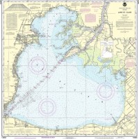 Lake St Clair Chart Map