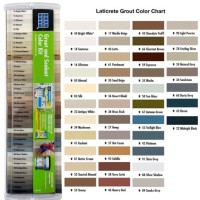 Laticrete Epoxy Grout Colour Chart