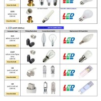 Led Incandescent Replacement Chart