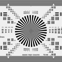 Lens Focus Test Chart